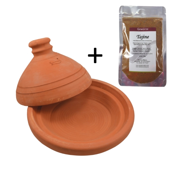 Aladin marokkanische Tajine mit Gewürzmischung zum kochen