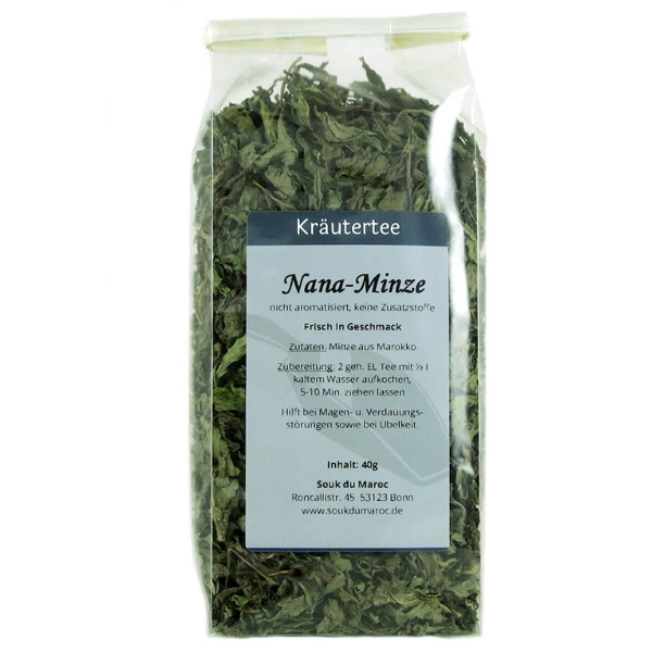 Nana-Minze reiner Natur-Minztee aus Marokko Kräutertee