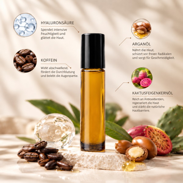 Maafou Naturals Augen Roll-On 10ml – Erfrischende Augenpflege mit Arganöl