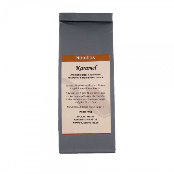 Rooibos Tee mit Karamel Geschmack