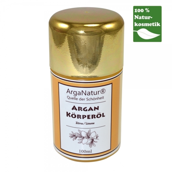 Argan-Körperöl Zitrus Limone ArgaNatur Quelle der Schönheit