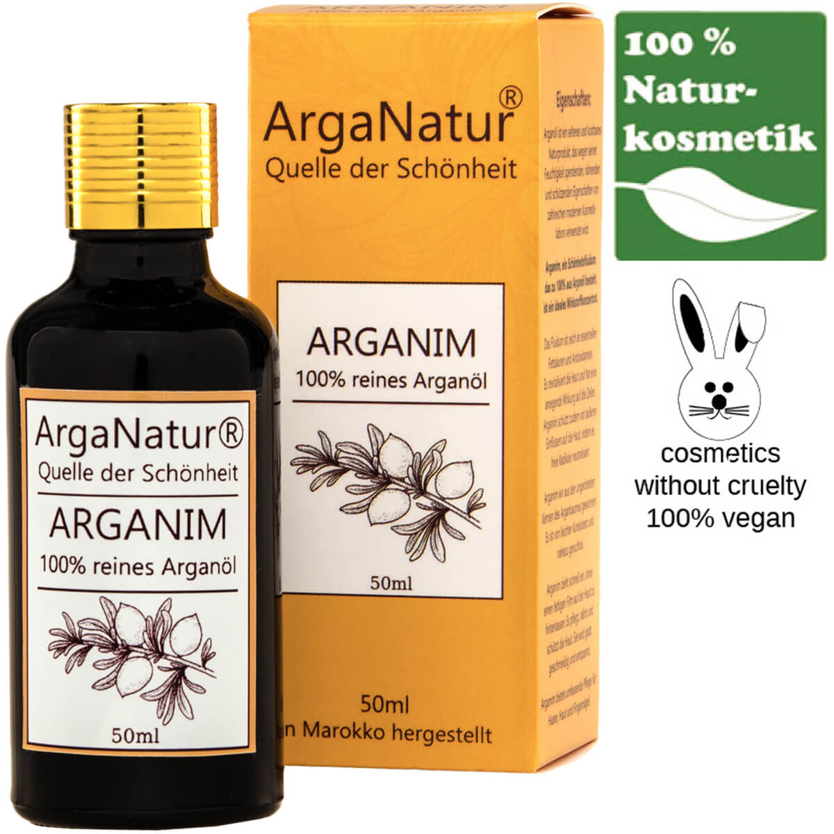 Arganatur Arganim Arganol Kosmetik Fur Haut Und Haar Online Kaufen Arganol Tee Und Gewurze