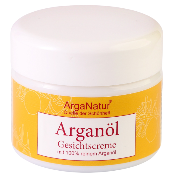 ArgaNatur | Gesichtscreme | Argan-Öl Kosmetik mit Kaktusfeigenkern-Öl und Jojoba-Öl | 50ml