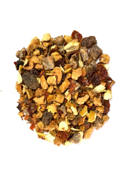 Orientalischer Oasentee Früchtetee | Ganze Früchte & Gewürze 100 g