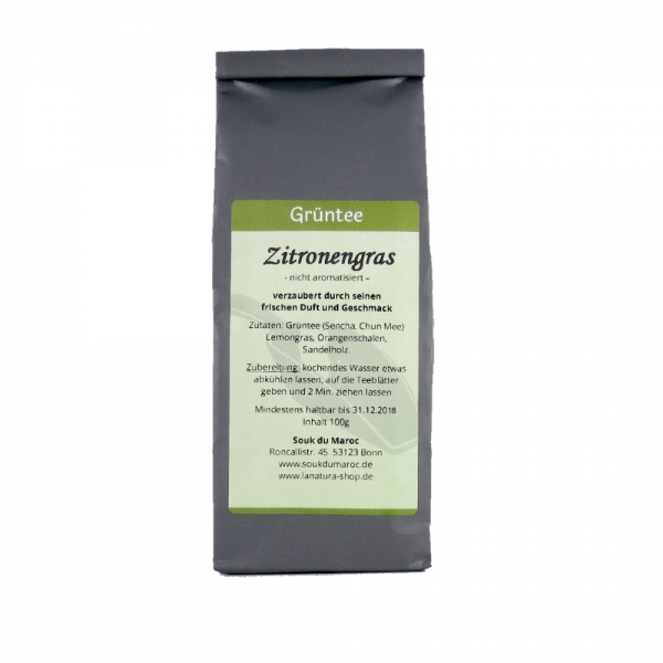 Grüner Tee Zitronengras